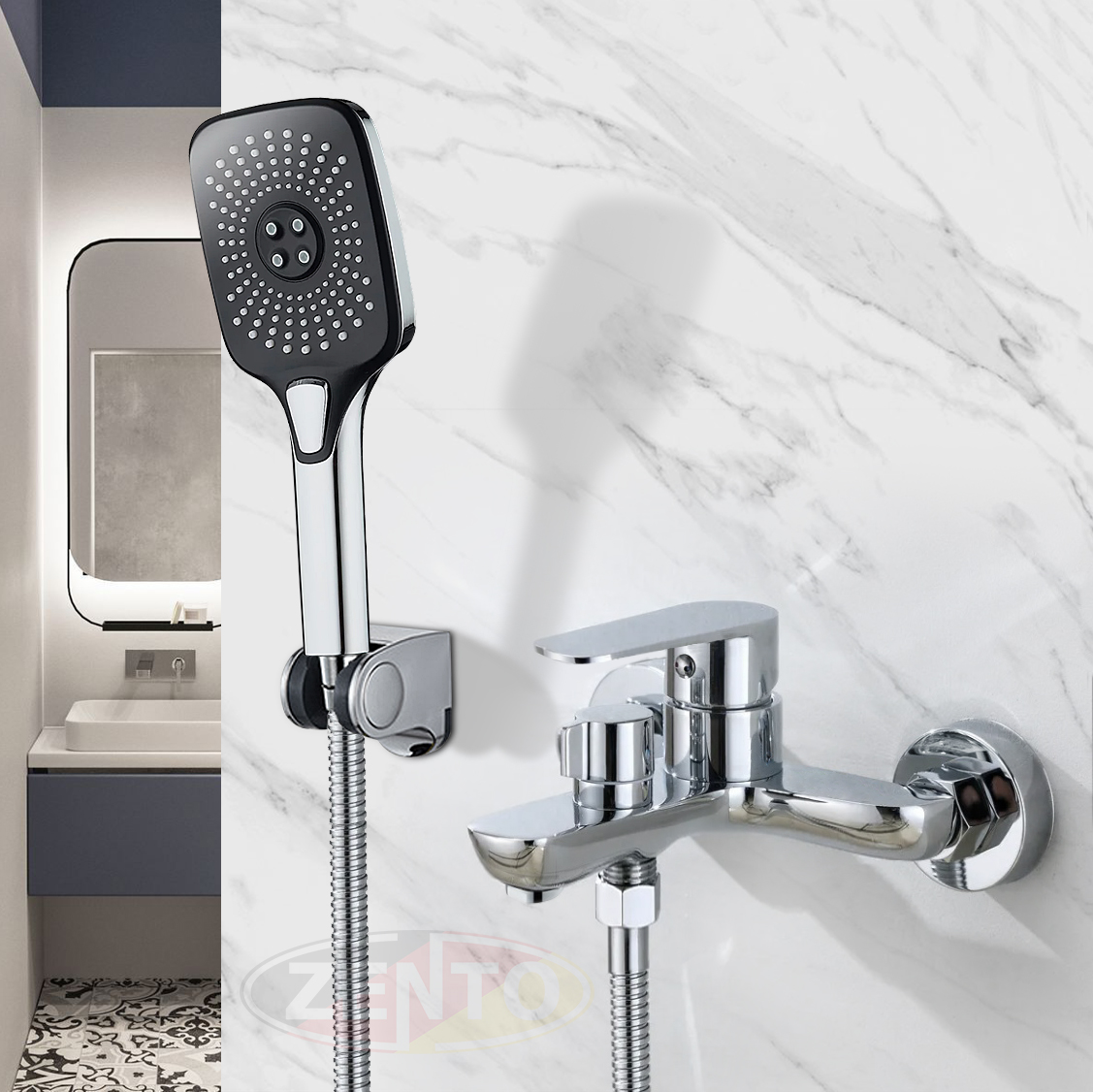 Bộ sen tắm nóng lạnh Elegant series ZT6300